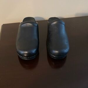 #3 Dansko Black Sonja Clog - Size 39